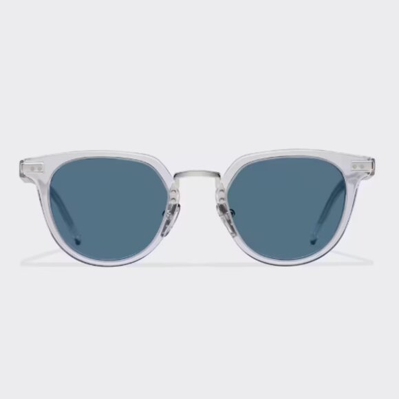 NEW PRADA PR17YS 2AZ04D Crystal/Green Polarized SUNGLASSES PRADA SPR 17YS - Picture 3 of 5